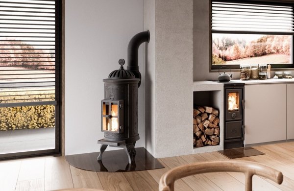 Piec wolnostojący Carl 120 (drewno)