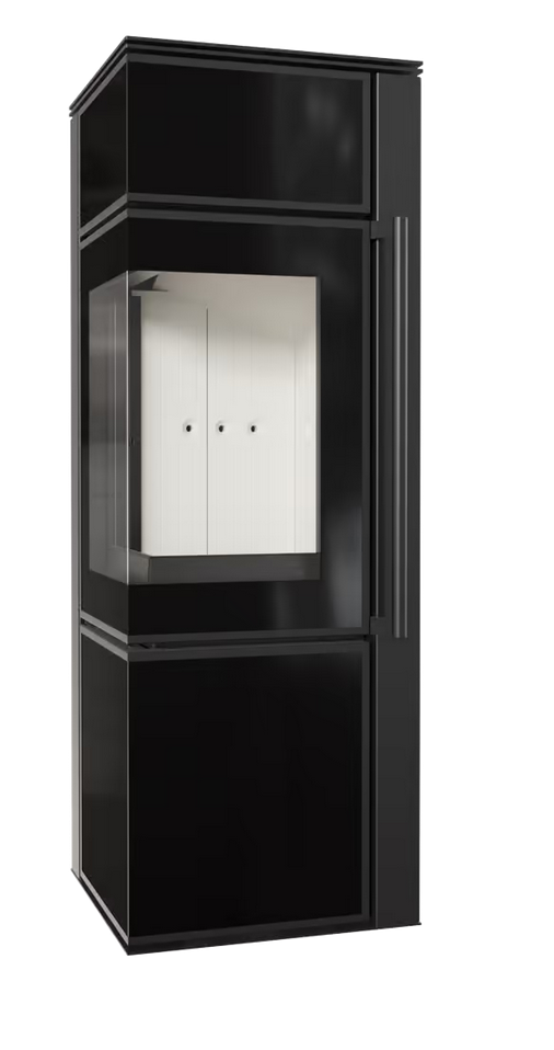 PIEC STALOWY KOZA TORA/S 8 kW czarny panel szklany