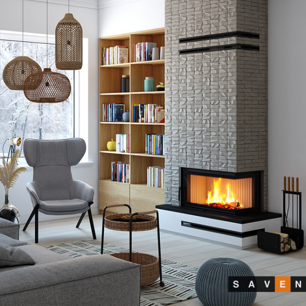 Wkład kominkowy SAVEN Energy 85х50х47R (17,0kW) ECO
