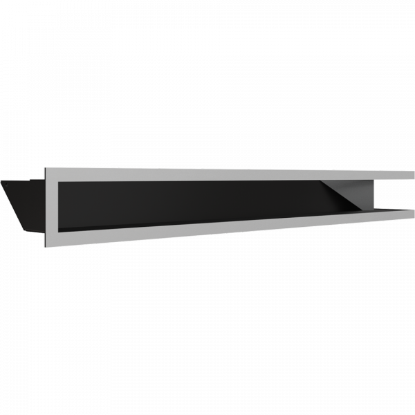Kratka kominkowa LUFT narożny lewy szlif 80x40x9