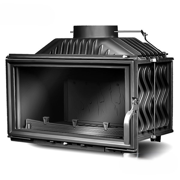 KAWMET Wkład kominkowy żeliwny W15 9,4kW ECO
