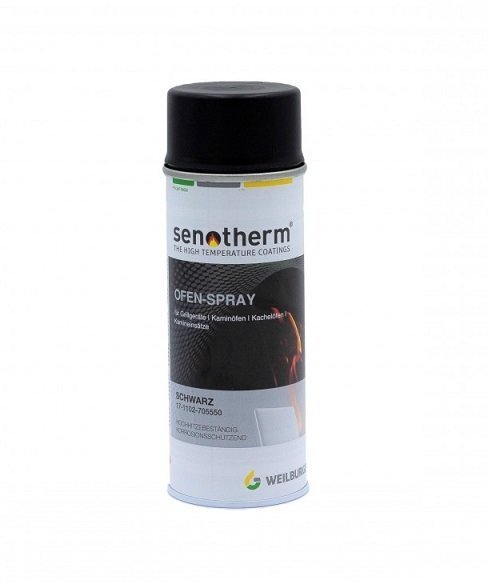 Farba spray SENOTHERM 400ml - czarna (system SPK)