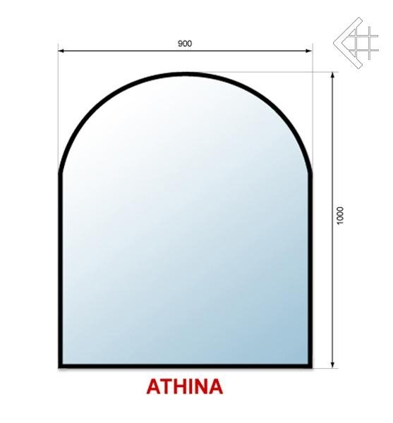 Podstawa szklana ATHINA pod piec wolnostojący 