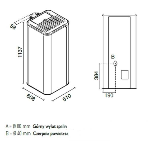 Piec na pellet SILENCE 11 kW