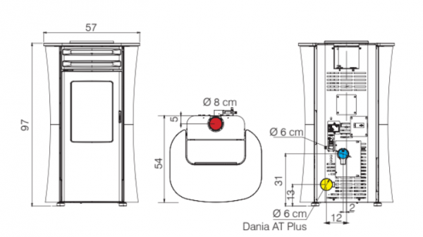 Edilkamin DANIA Air Tight Plus