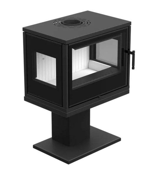 Piec wolnostojący HITZE CF 3S 700 - trzyszybowy