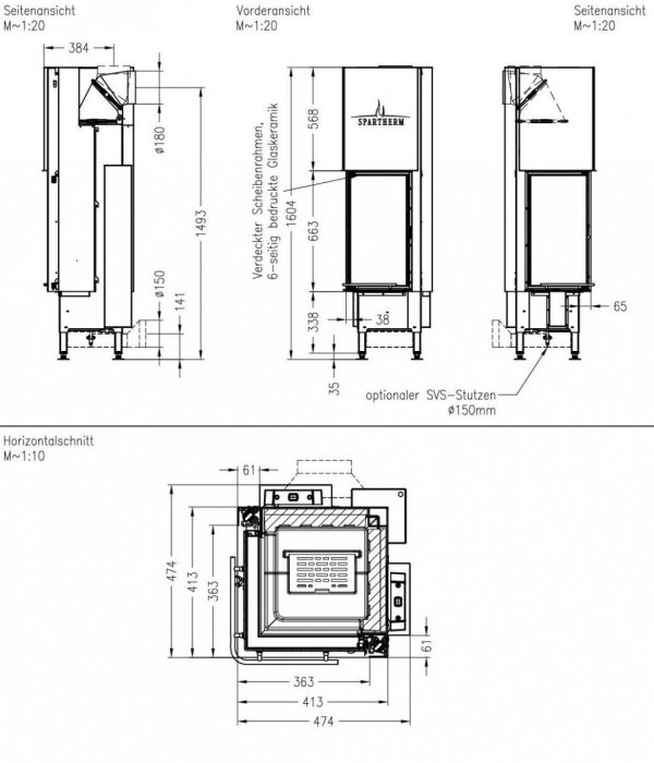 SPARTHERM ARTE 2LRh-66