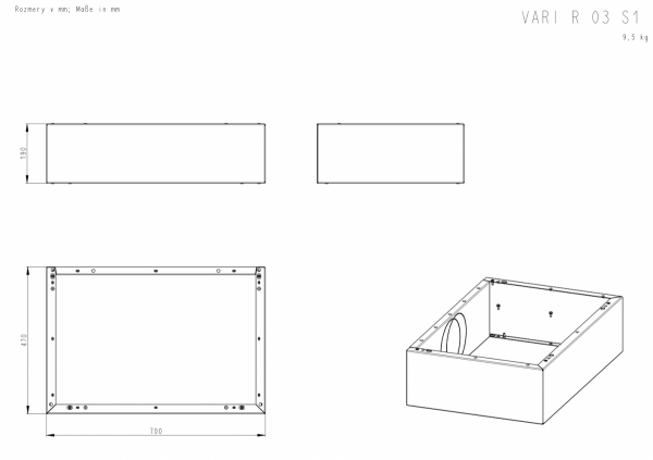 ROMOTOP Variant LN 03 + moduł dolny i górny