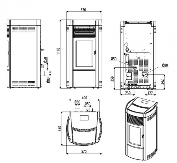 MCZ - Club Hydro Matic 24 kW 