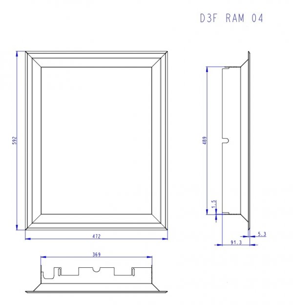 ROMOTOP Ramka D3F