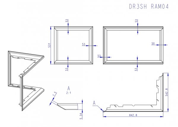 ROMOTOP Ramka DR3SH