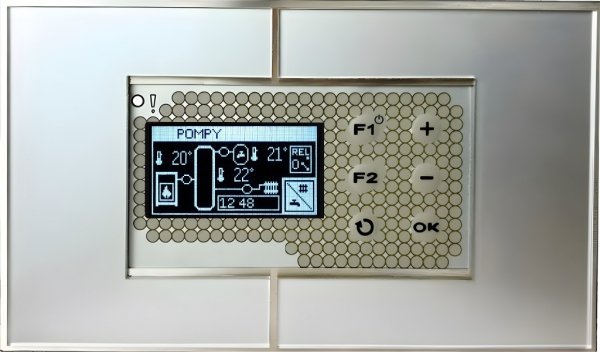 Sterownik kominka RT-08G BUFOR Grey