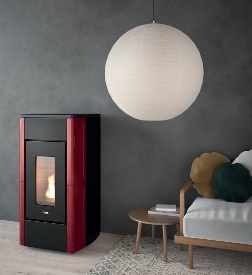 Piec na pellet Perla 7 kW - kafel - Cadel