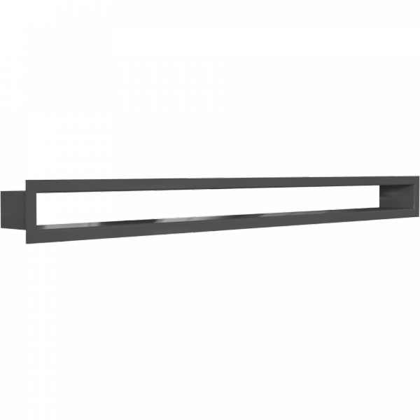 KRATKA kominkowa TUNEL czarna 6x80