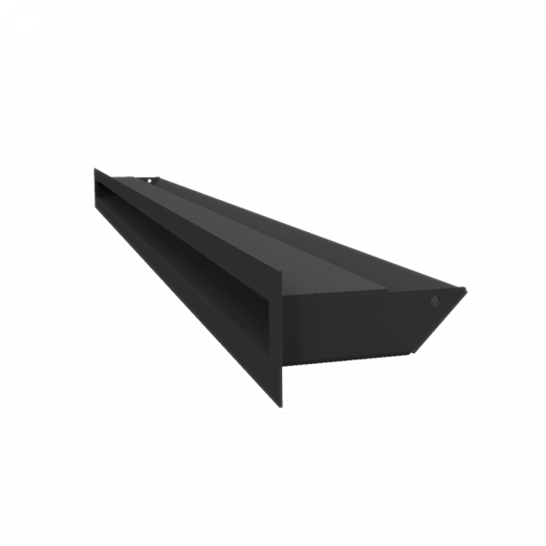 Kratka kominkowa LUFT czarny 6x100