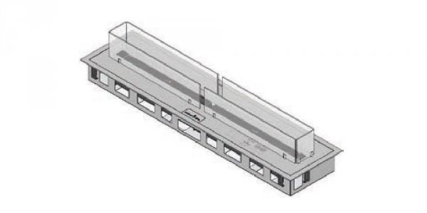 Biokominek QUADRA INSIDE II SL