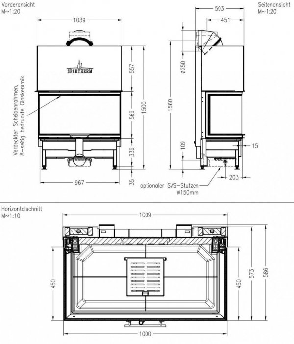 SPARTHERM  ARTE 3RL-100h