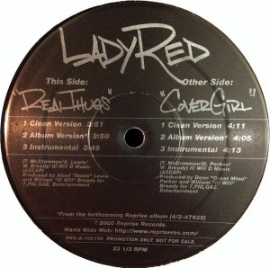 Lady Red - Real Thugs / Cover Girl (12'')