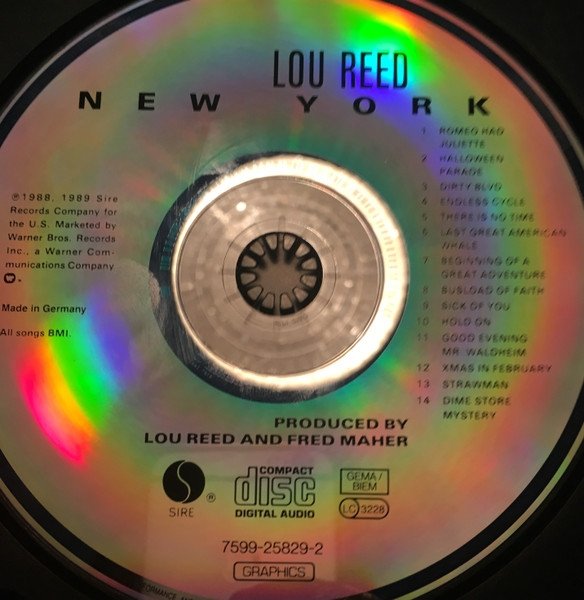 Lou Reed - New York (CD)