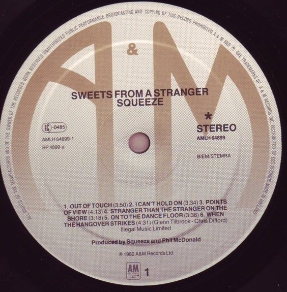 Squeeze - Sweets From A Stranger (LP)