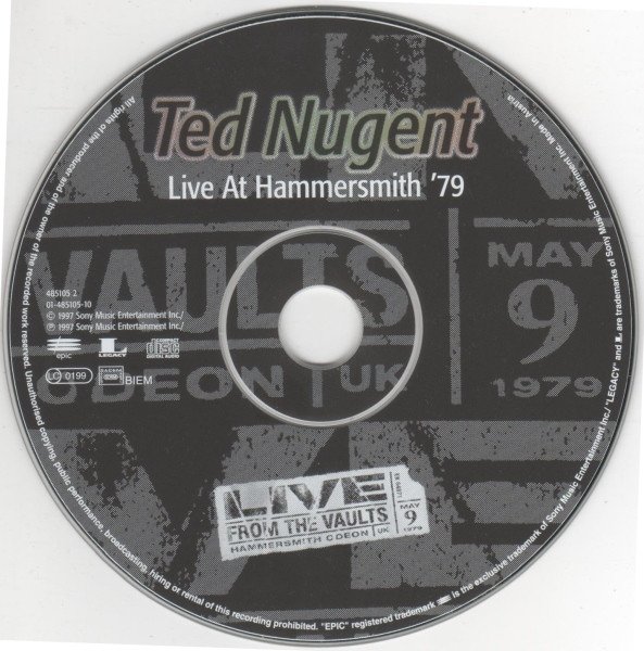Ted Nugent - Live At Hammersmith '79 (CD)