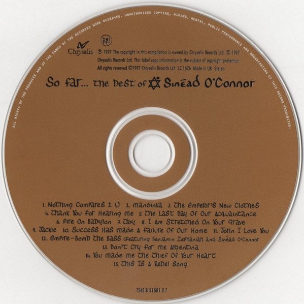 Sinéad O'Connor - So Far... The Best Of Sinéad O'Connor (CD)