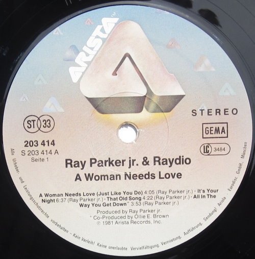 Ray Parker Jr. And Raydio - A Woman Needs Love (LP)