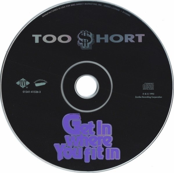 Too Short - Get In Where You Fit In (CD)