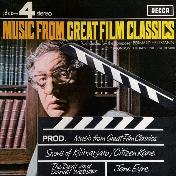 Bernard Herrmann With The London Philharmonic Orchestra - Music From Great Film Classics (LP)