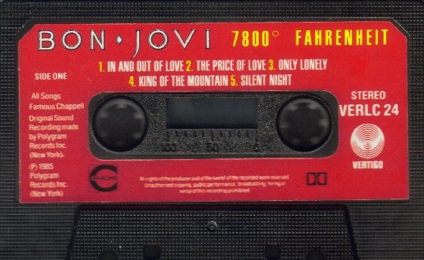 Bon Jovi - 7800° Fahrenheit (MC)
