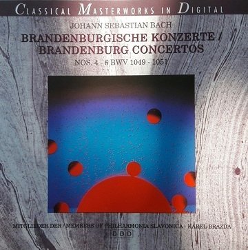 Johann Sebastian Bach - Brandenburgische Konzerte/ Brandenburg Concertos Nos. 4 - 6 BWV 1049 - 1051 (CD)
