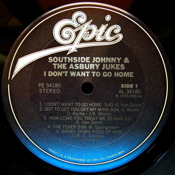 Southside Johnny &amp; The Asbury Jukes - I Don't Want To Go Home (LP)