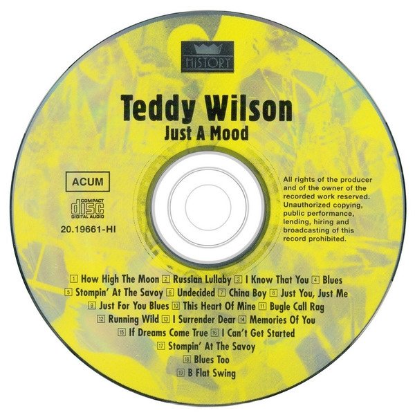 Teddy Wilson - Just A Mood (2CD)