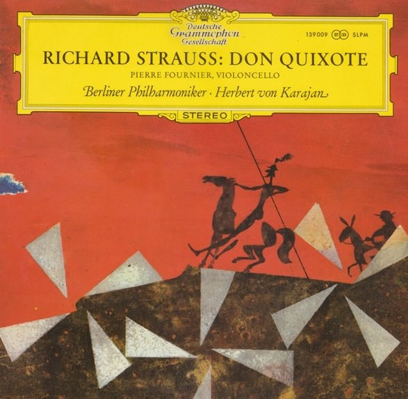Richard Strauss - Pierre Fournier, Berliner Philharmoniker, Herbert von Karajan - Don Quixote (LP)