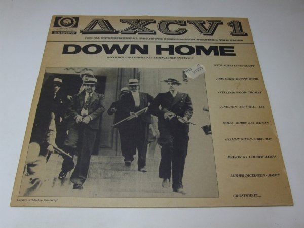 Recorded And Compiled By James Luther Dickinson - Delta Experimental Projects Compilation Vol 1. The Blues - ΔXCV 1 Down Home (LP)