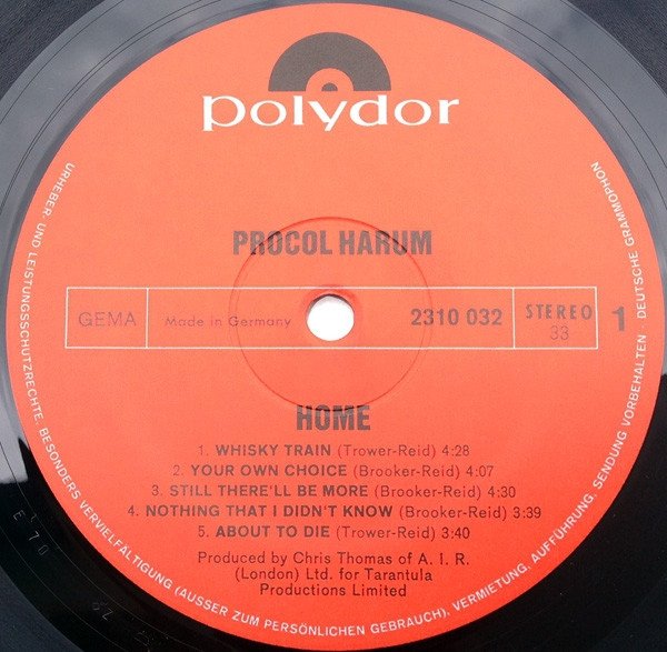Procol Harum - Home (LP)