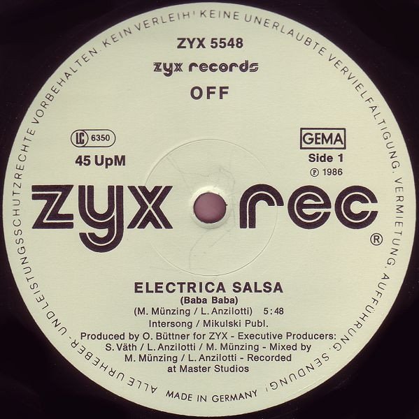 Off - Electrica Salsa (Baba Baba) (12'')