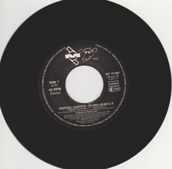 Inspiral Carpets - Island Head E.P. (7'')