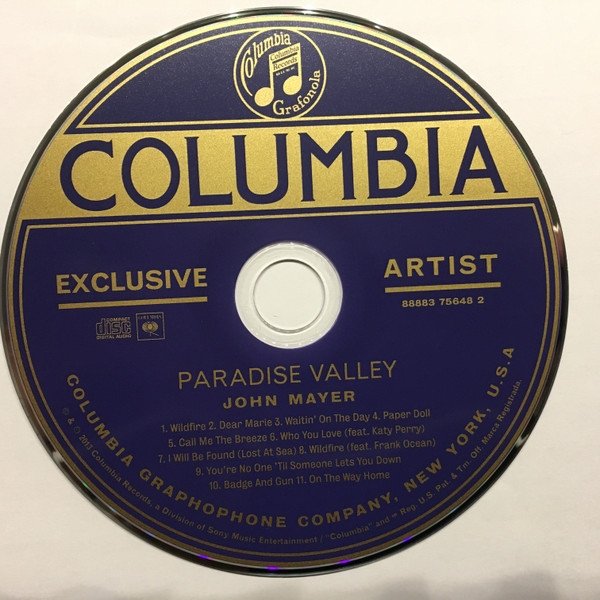 John Mayer - Paradise Valley (CD)
