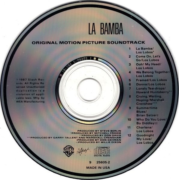 La Bamba (Original Motion Picture Soundtrack) (CD)