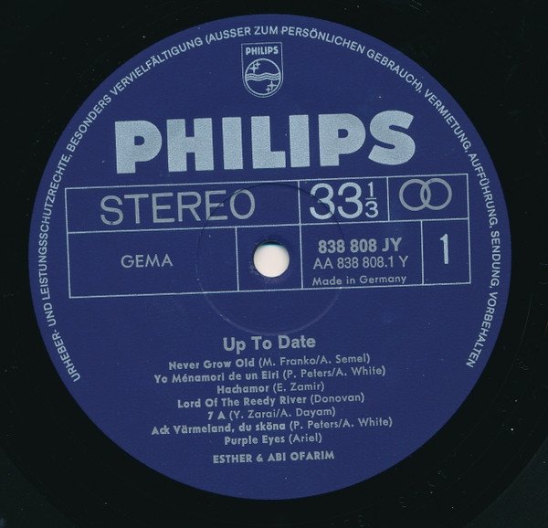 Esther &amp; Abi Ofarim - Up To Date (LP)