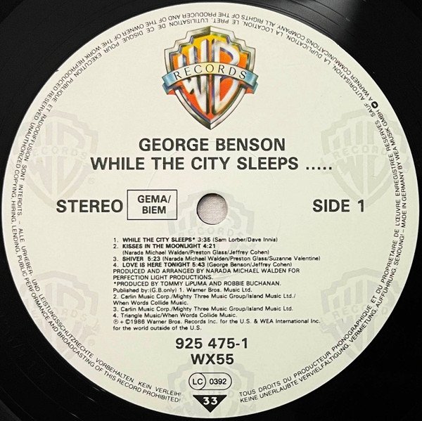 George Benson - While The City Sleeps... (LP)