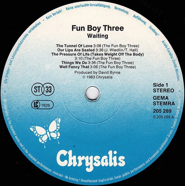 Fun Boy Three - Waiting (LP)