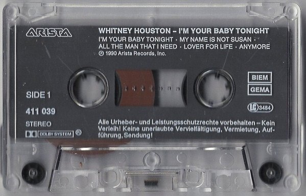 Whitney Houston - I'm Your Baby Tonight (MC)