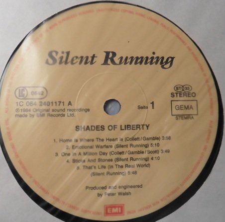 Silent Running - Shades Of Liberty (LP)