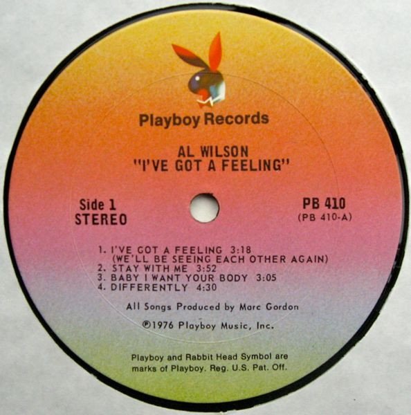 Al Wilson - I've Got A Feeling (LP)