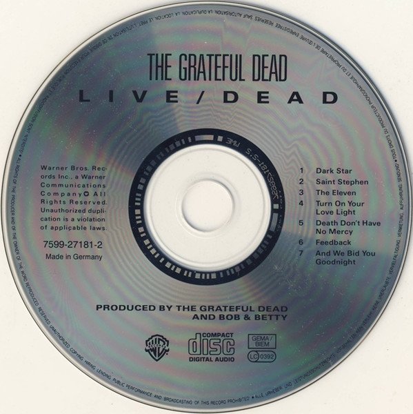 The Grateful Dead - Live/Dead (CD)