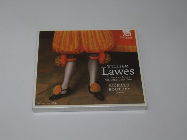 William Lawes, Richard Boothby - Complete Music For Solo Lyra Viol (CD)