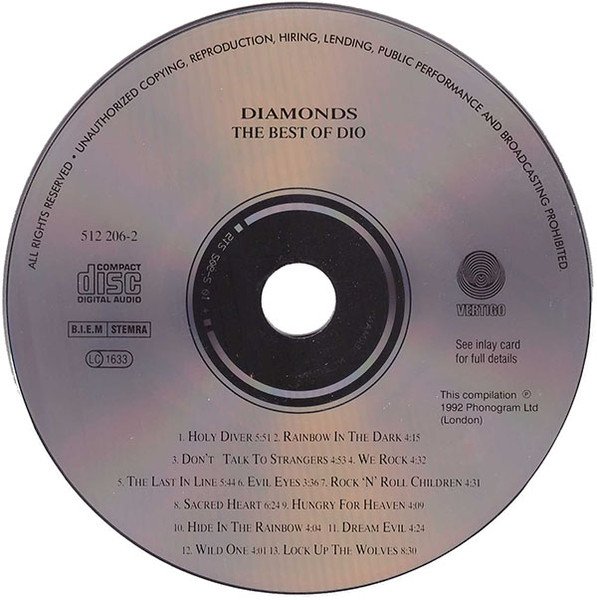 Dio - Diamonds - The Best Of Dio (CD)