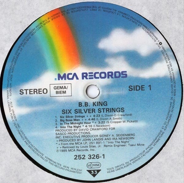 B.B. King - Six Silver Strings (LP)